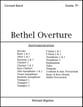 Bethel Overture Concert Band sheet music cover
